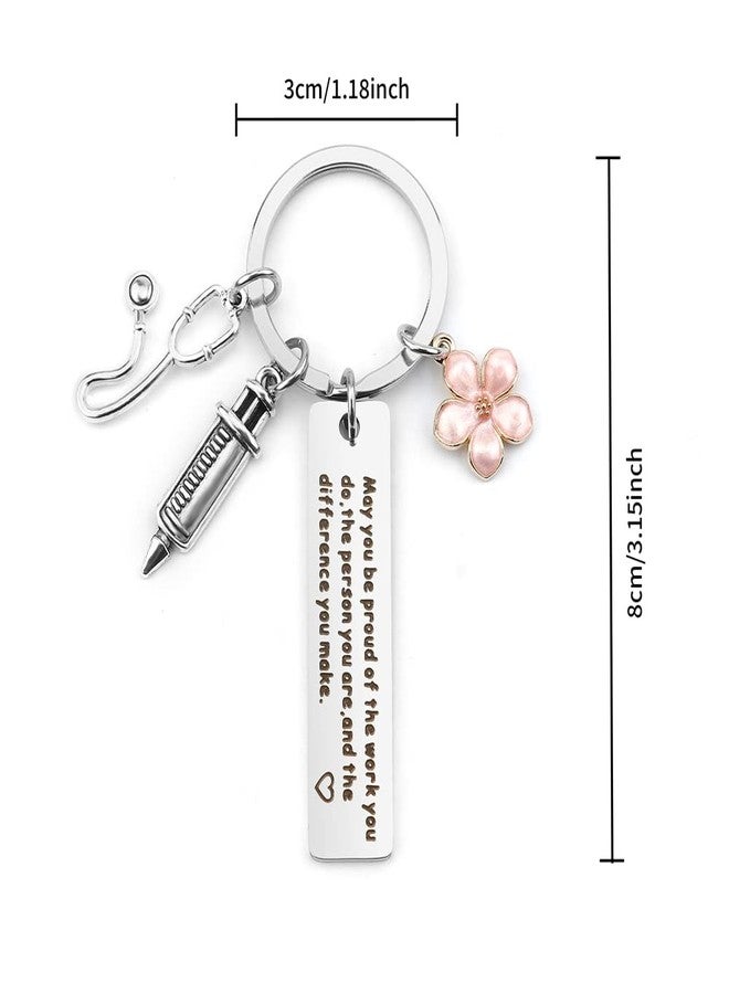 FFNMU Keychain Gift for Nurses - Graduation Appreciation Key Ring Accessory for Nursing Students and Medical Assistants - Birthday - Image 2